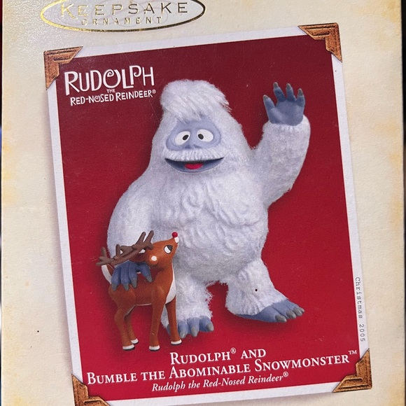 Vintage Rudolph the Red Nosed Reindeer & Abominable Snowman
Ornament - Picture 1 of 1